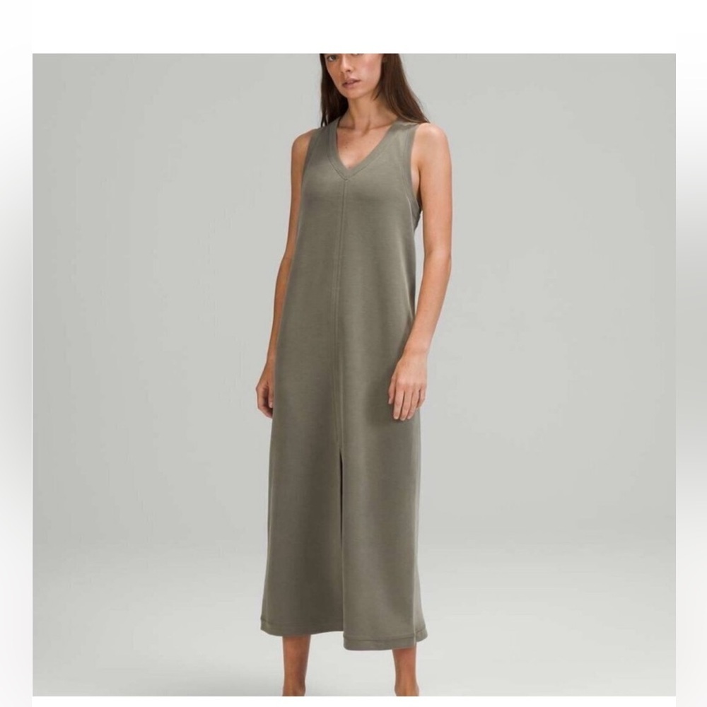 Lululemon Athletica, Elegant Olive Green Maxi Dress